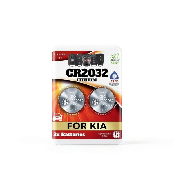 Kia Key Fob Batteries CR2032 3V 2 Pack-2