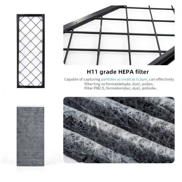 Tesla Model Y HEPA Carbon Air Filter Kit CYBERBEANS 2Pcs-2