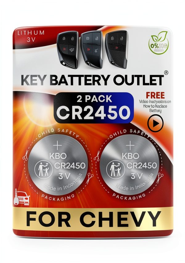 Key Battery Outlet CR2450 Key Fob Battery-0