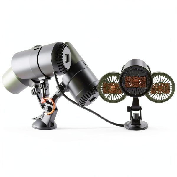 HFHYDZSW Car Heater 12V 150W Portable Defrost-4