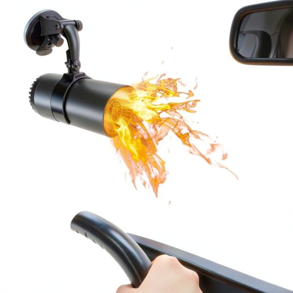 HFHYDZSW Car Heater 12V 150W Portable Defrost-1