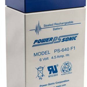 Power-Sonic PS640 6V 4.5AH SLA Battery Automotive-0