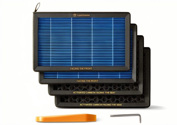 Tesla Cabin Air Filter CYBERBEANS HEPA Carbon-0
