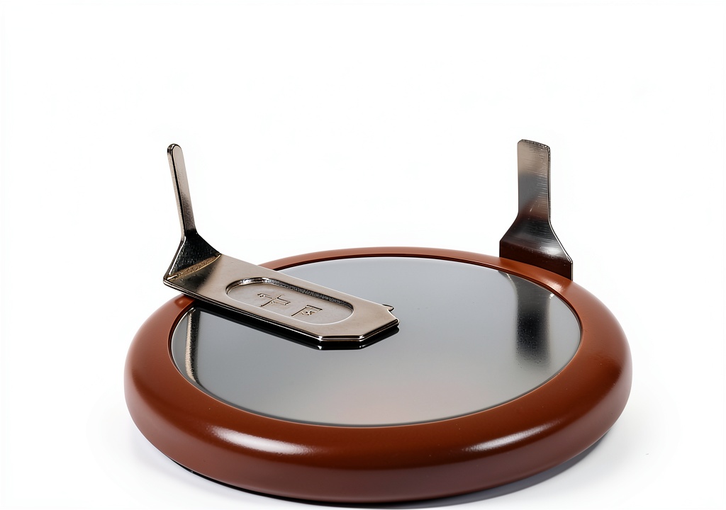 Installing BMW Key Fob Battery HQRP 3V Li-Ion on a wooden desk