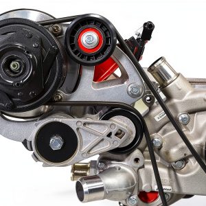 ICT Billet R4 A/C Compressor Bracket Kit for Trucks SUVs-0