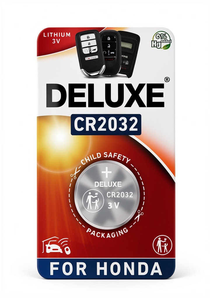 Installing CR2032 3V battery in a Honda key fob