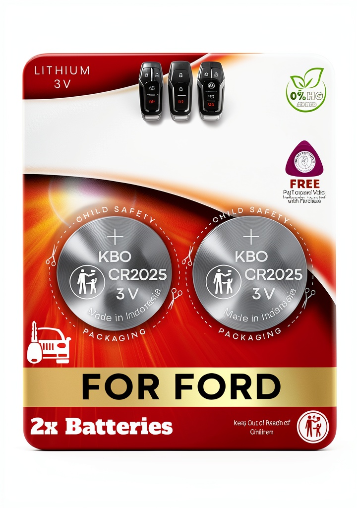 Ford F-150 key fob battery replacement kit