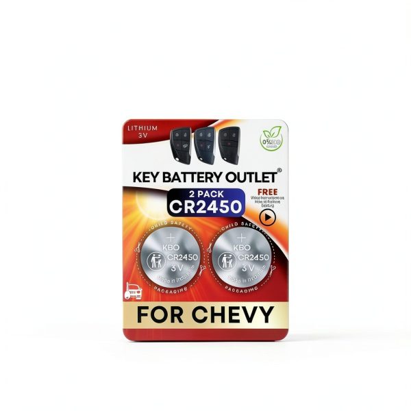 Key Battery Outlet CR2450 Key Fob Battery-2